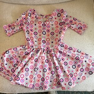 Dot Dot Smile Multicolor Circle Dress